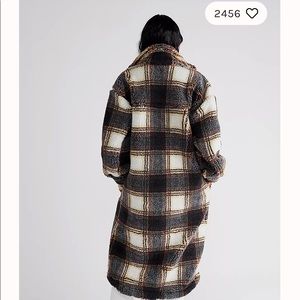 Free People Sloane Maxi Shirt Jacket Medium